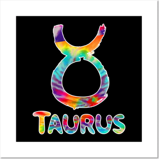 Taurus tie dye Posters and Art